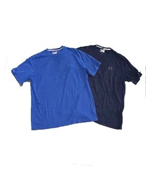 Under Armour HeatGear Men’s Short Sleeve T-Shirts Blue Size Extra Large